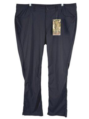Clothing Arts Travel Chino Pants Mens 42x32 Black Pick Pocket Proof NWT PT-2820